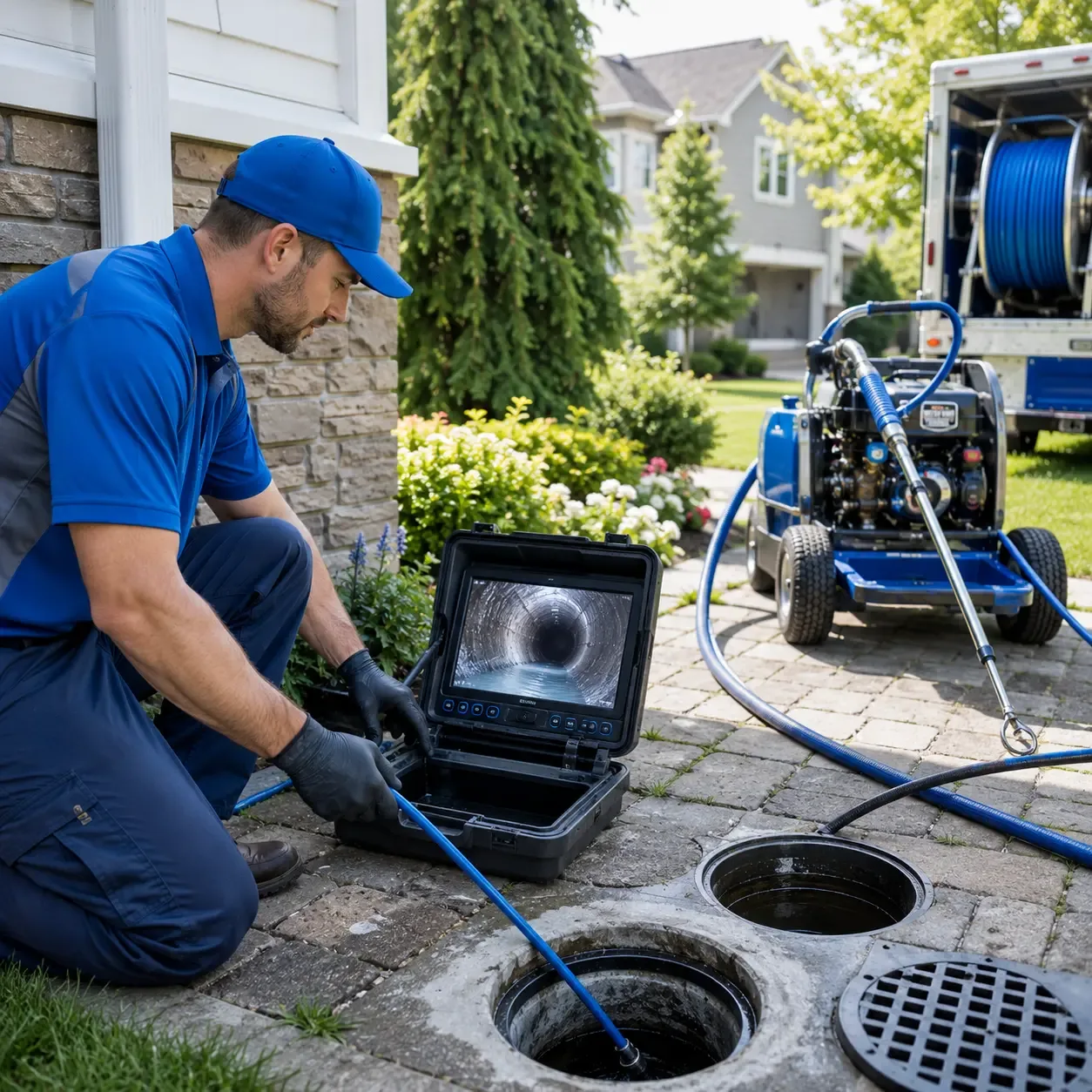 Outdoor drain cleaning professionals serving Narrows, VA